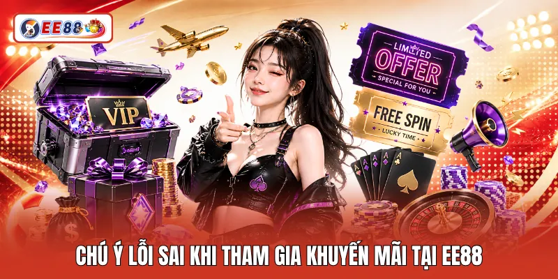 Chú ý lỗi sai khi tham gia khuyến mãi tại EE88