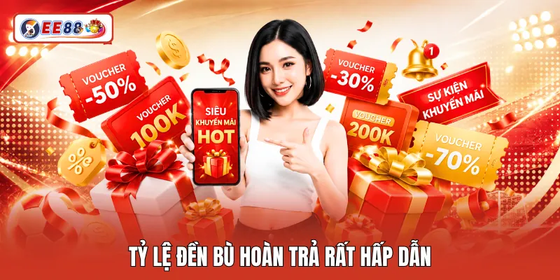 Tỷ lệ đền bù hoàn trả rất hấp dẫn